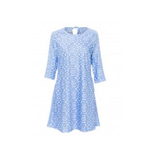 Gretchen Scott Blue/perwinkle knee length dress.